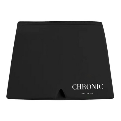 Black relief cap