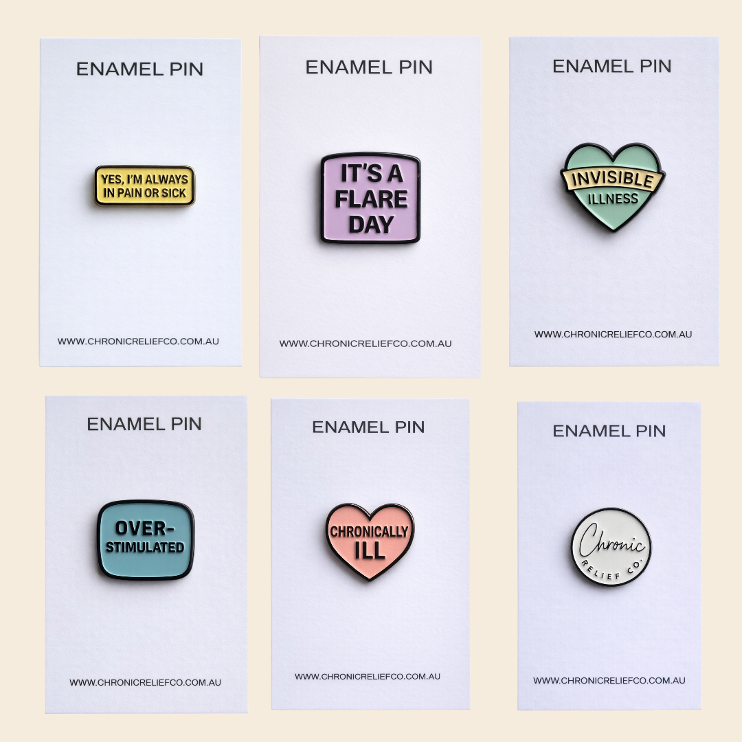 Chronic Relief Co Enamel Pins
