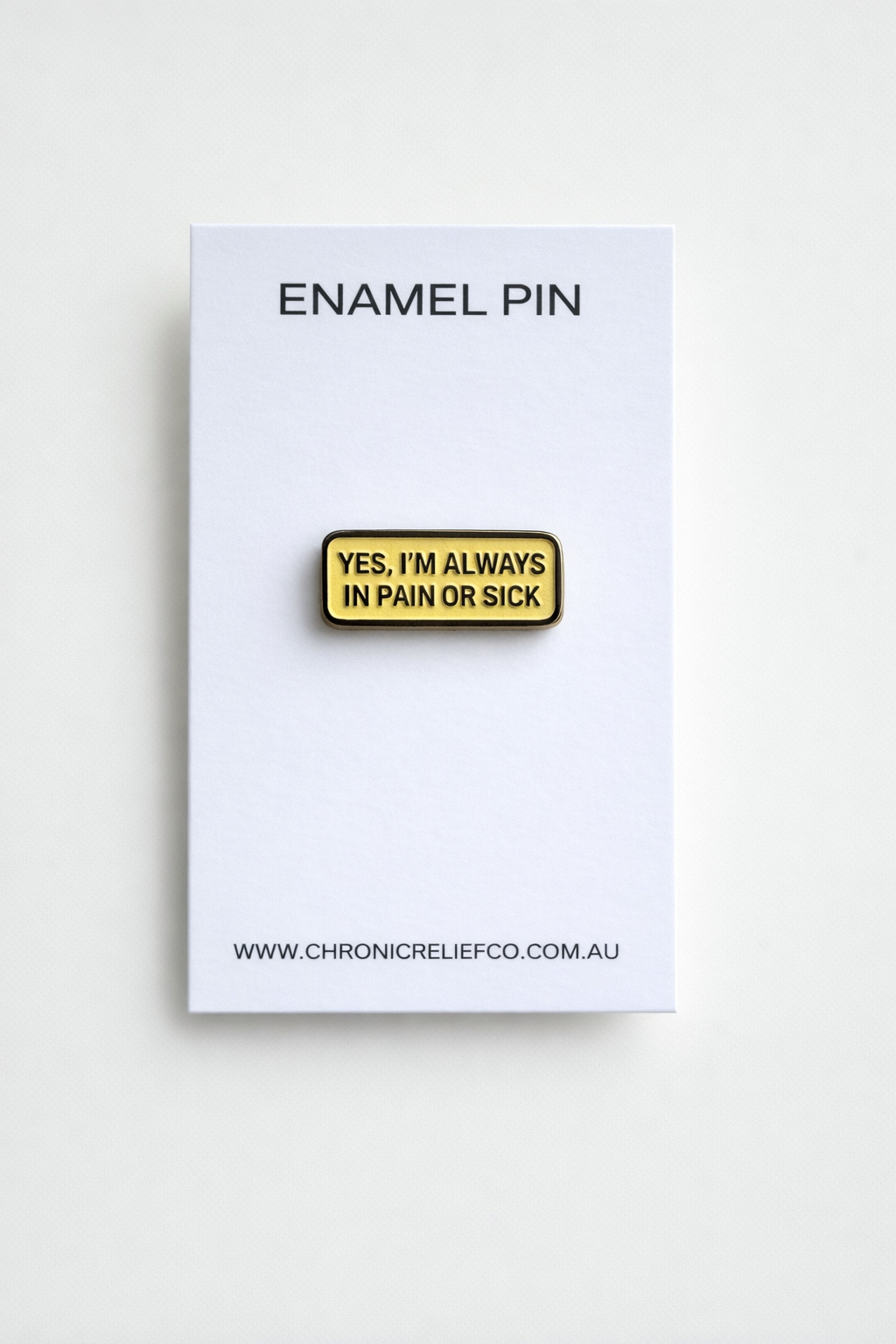 Chronic Relief Co Enamel Pins